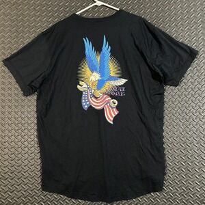 Ariat Rebar Black Eagle Print Short‎ Sleeve Pocket T-Shirt Men's Size 2XL